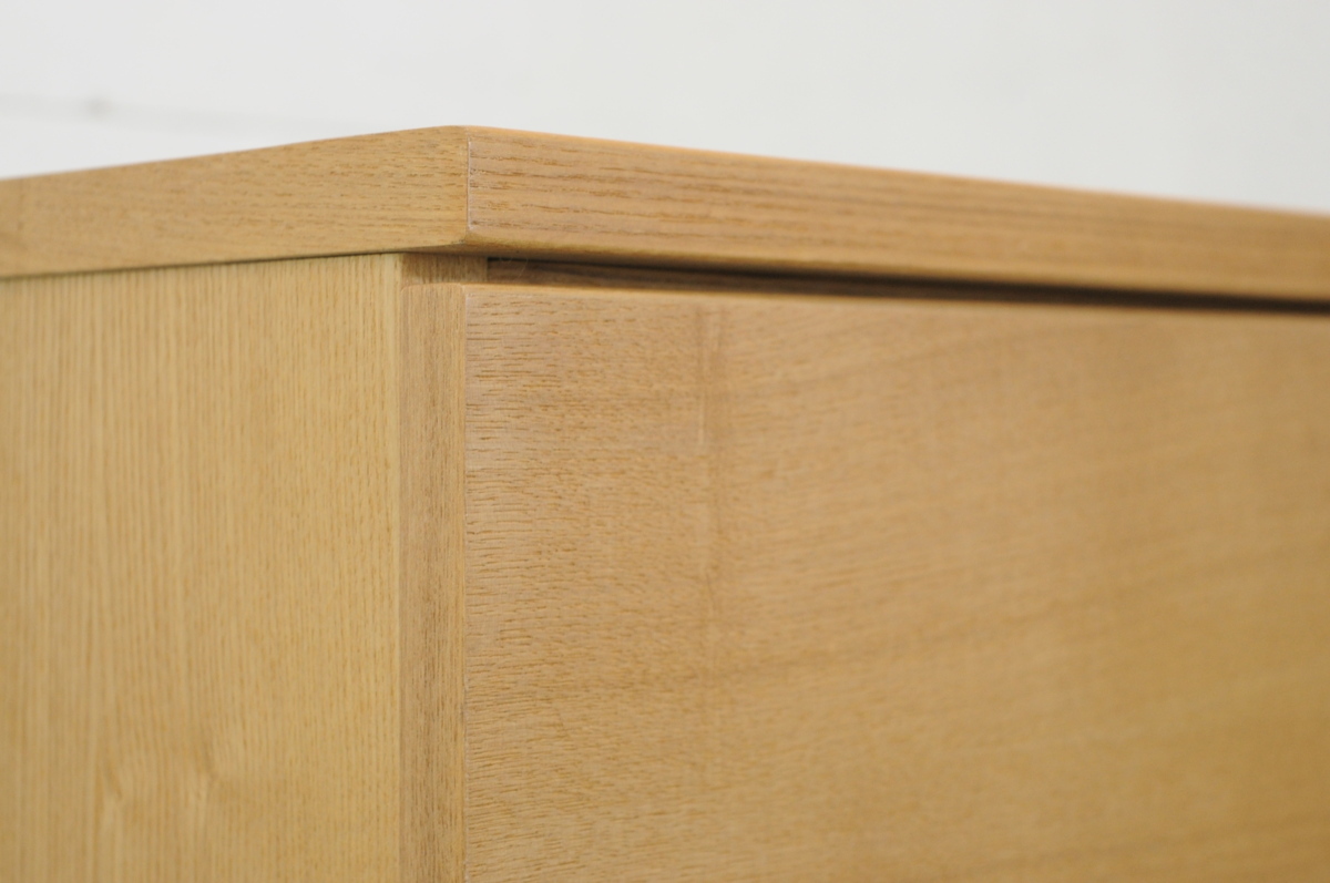 muji 無印良品 タモ材 4段チェスト 80×40×83cm ドロワー 整理タンス