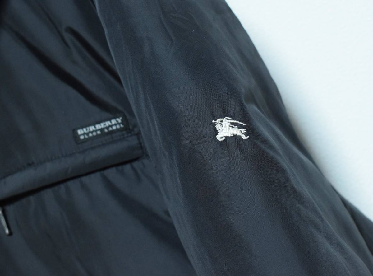 BURBERRY BLACK LABEL バーバリー ブラックレーベル ホース刺繍入り 裏 