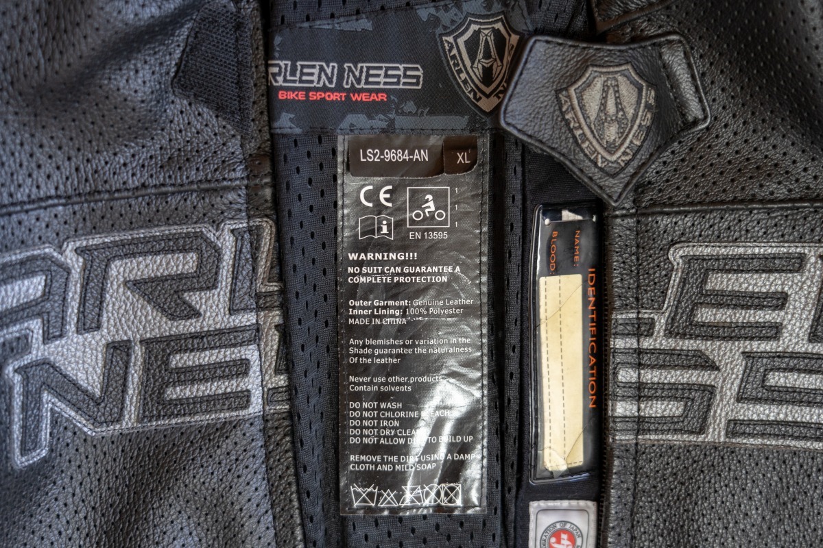 美品・希少 ARLEN NESS アレンネス オイルレザー 2Pレーシングスーツ 