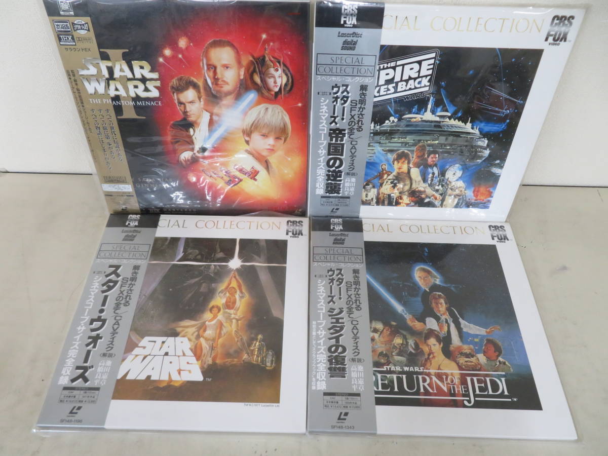 B00058453/【洋画】●LDx4/「スター・ウォーズ帯付セット」
