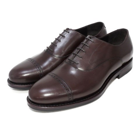 定番，品質保証 JALAN SRIWIJAYA ジャランスリワヤ パンチドキャップトゥ 内羽根 98676 ダークブラウン 茶 UK7.5 箱付 40006975(26.0cm)｜売買されたオークション情報、yahooの商品情報をアーカイブ公開 - オークファン 26.0cm