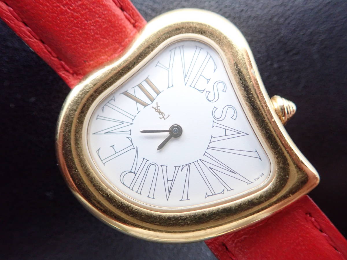 1円~ ジャンク品 YSL YVES SAINT LAURENT イヴ サンローラン ハート