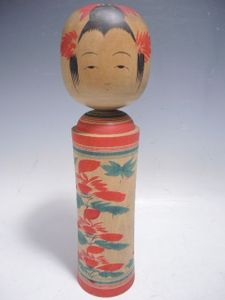 伝統こけし！斎藤源吉4本 （斎藤源吉さんのこけし : こけしのなかの 