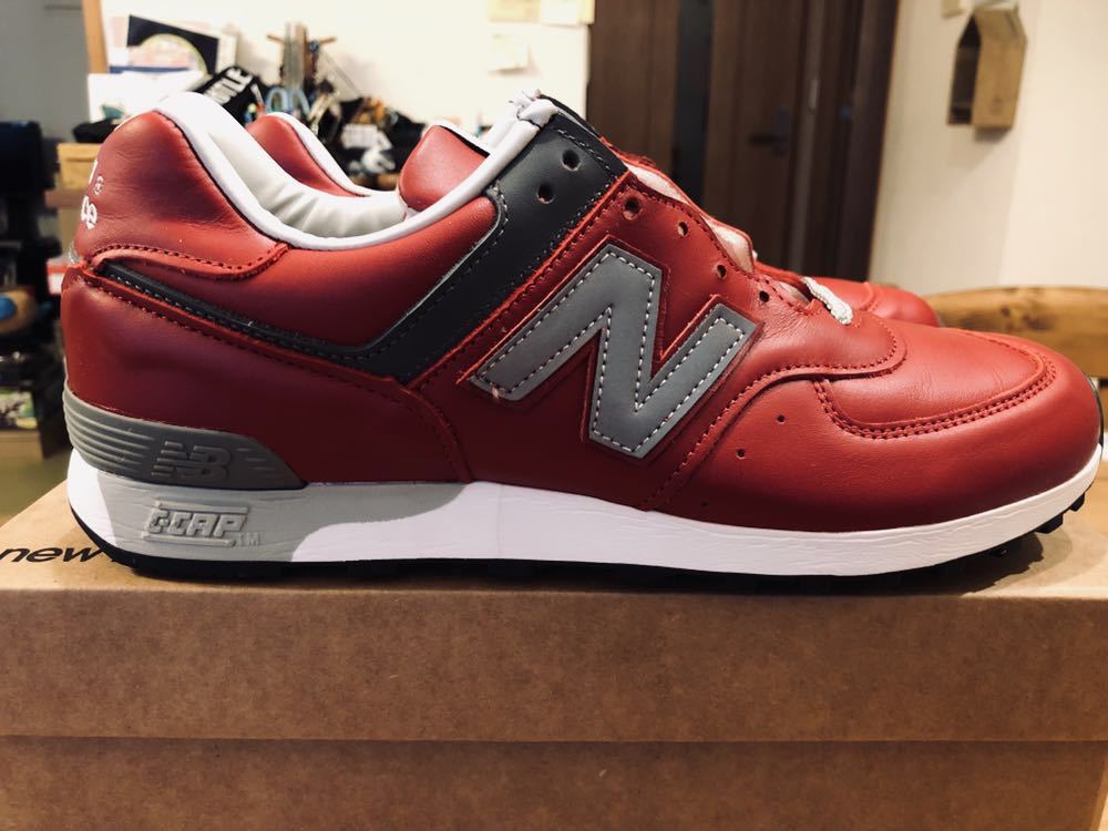 最落ナシ 1，000円スタート NEW BALANCE M576 Made in UK ニューバランス イギリス製 RED 赤 新品未使用 正規品 26.5cm
