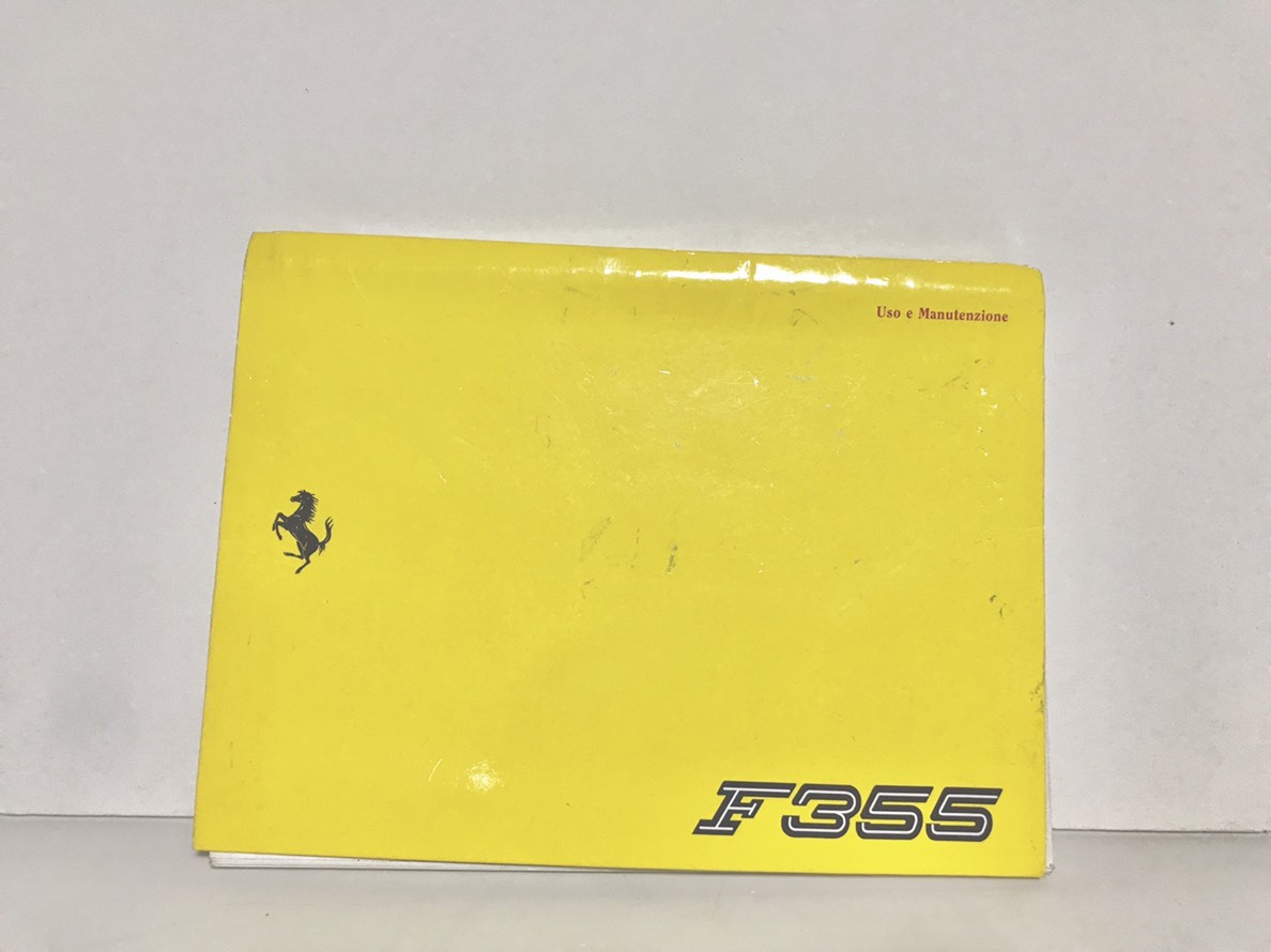 フェラーリ 355 取り扱い説明書 F355 オーナーズマニュアル F355