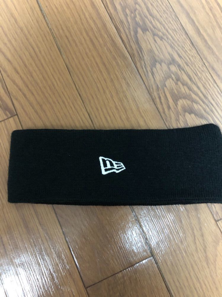 supreme New Era Big Logo Headband 黒 シュプリーム ニューエラ ヘッドバンド ヘアバンド 16AW