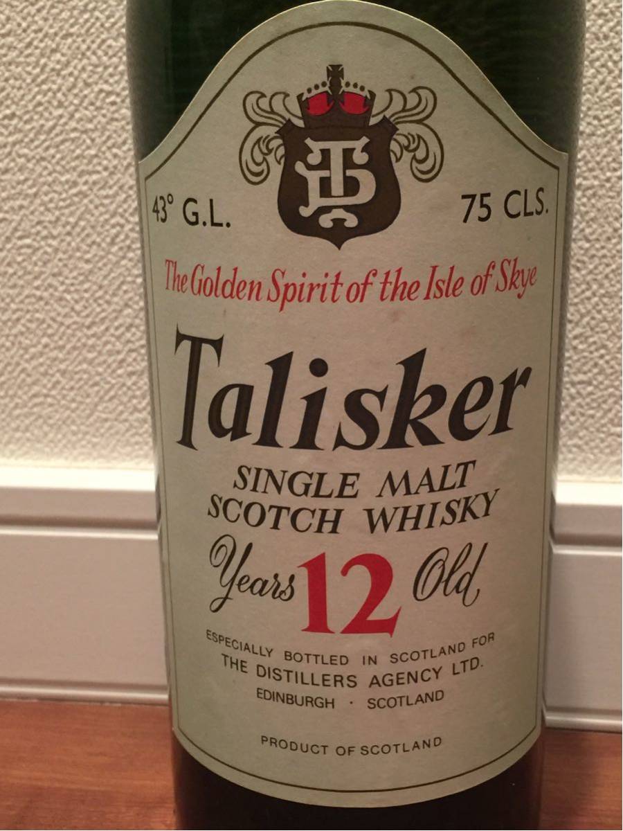 未開栓 TALISKER タリスカー 12年 TDラベル スコッチ ウイスキー
