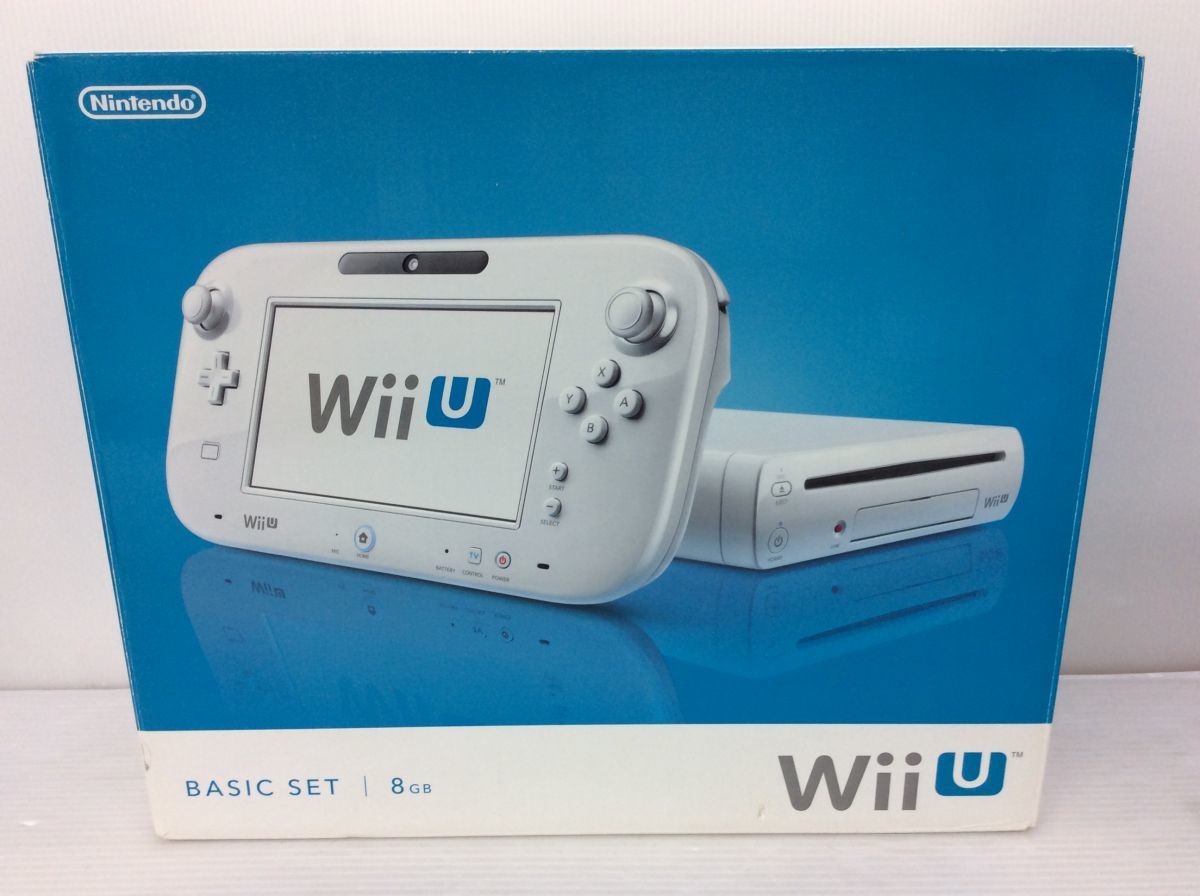 WiiU 本体 ベーシックセット 8GB シロ 動作確認初期化済 ※GamePad