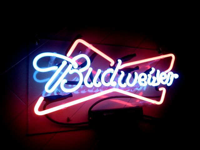 バドワイザー Budweiser ネオンサイン ネオン管 看板 当時物 RARE a of ネオン看板 アメリカン ビール 2026年最新Yahoo!オークション クラブ Neon ネオンサインの通販
