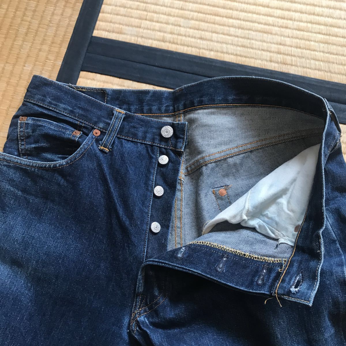 Levis リーバイス501XX 55年復刻 55501 赤ミミ ビッグE 復刻 レプリカ 