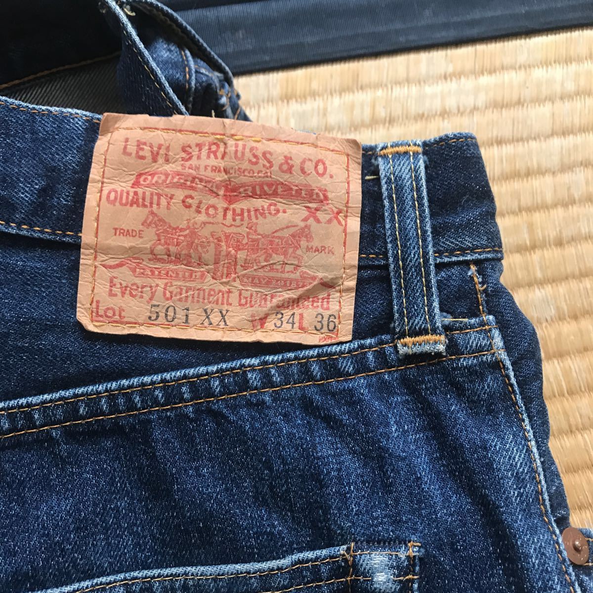 Levis リーバイス501XX 55年復刻 55501 赤ミミ ビッグE 復刻 レプリカ 