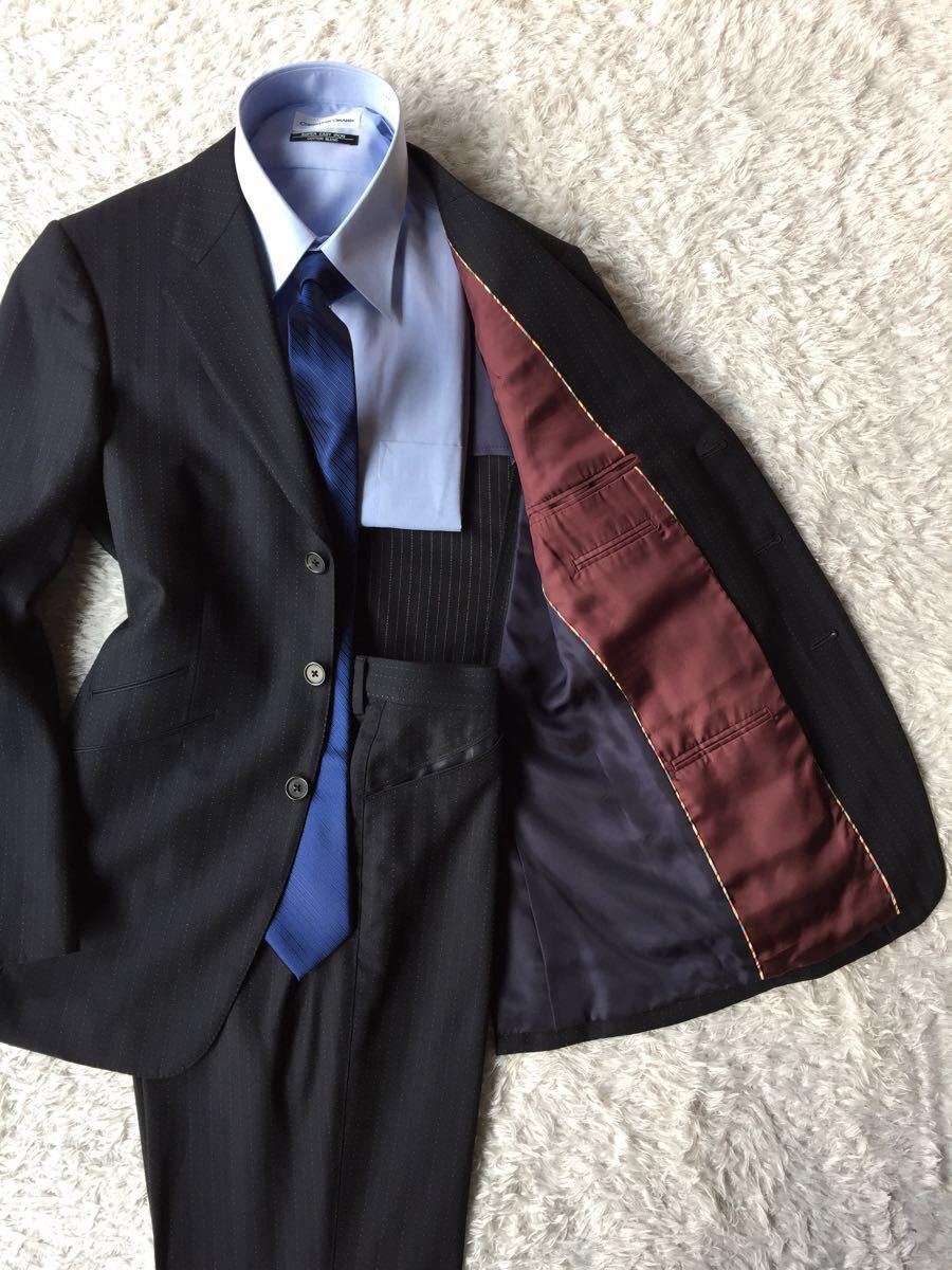 極美品☆豪華お洒落ドット柄☆ポールスミス【Paul Smith LONDON】裏地