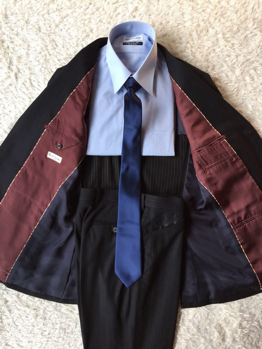 極美品☆豪華お洒落ドット柄☆ポールスミス【Paul Smith LONDON】裏地