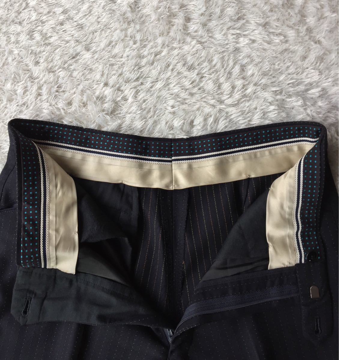 極美品☆豪華お洒落ドット柄☆ポールスミス【Paul Smith LONDON】裏地