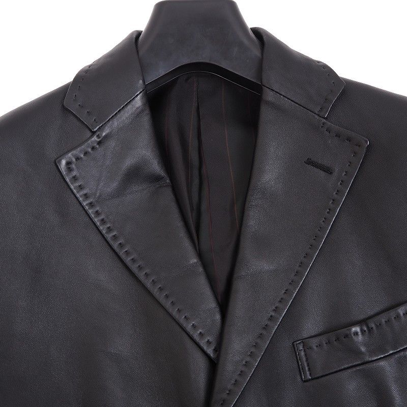 美品 J.PRESS ジェイプレス ラムレザーテーラードジャケット 羊革 美品 J.PRESS ジェイプレス 羊革 レザージャケット テーラード