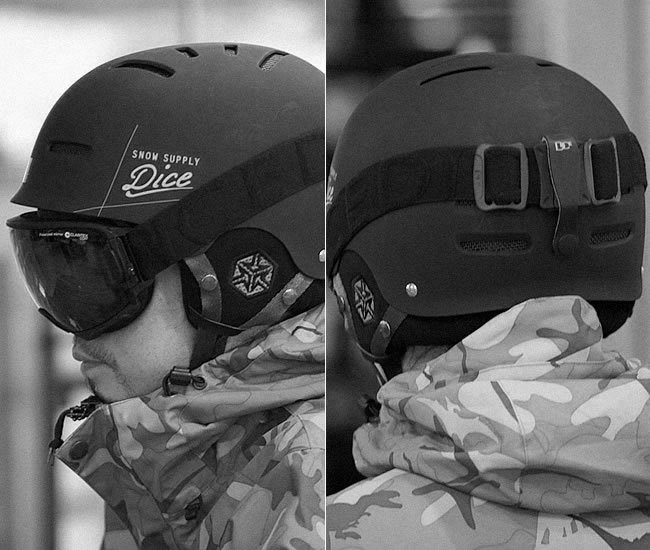 DICE D5 | スノーヘルメット M MATTBLACK M(56-58cm) snowboarding