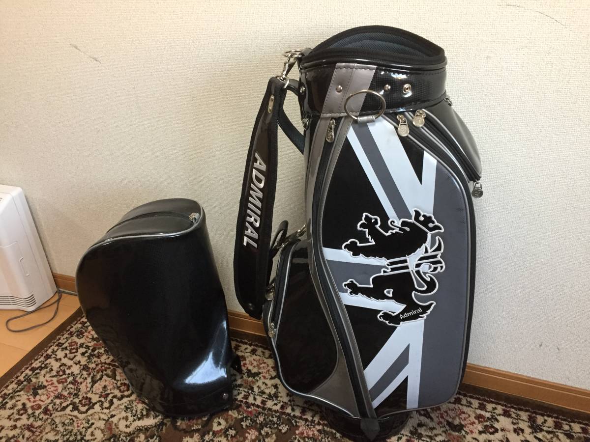 Admiral アドミラル 100周年記念　キャディバッグ ヘッドカバーセット 絶対必見！超豪華ADMIRAL GOLFの100周年記念限定モデルのキャディ
