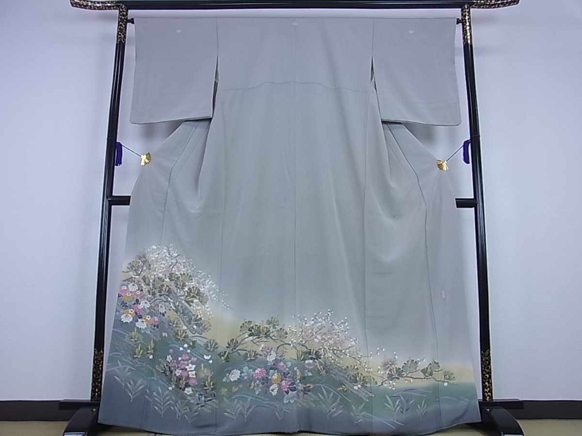ヤフオク！ベストストア受賞店□花美人着物□極上 本加賀友禅作家 村下 