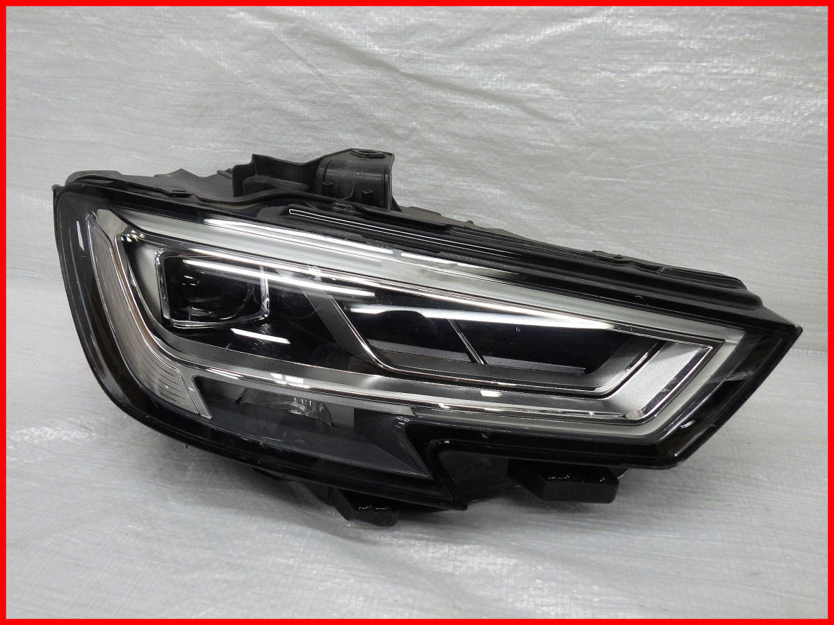 アウディ 8V系 後期 A3 LED右ヘッドライト右ライト 右側 8V0.941.034.D 