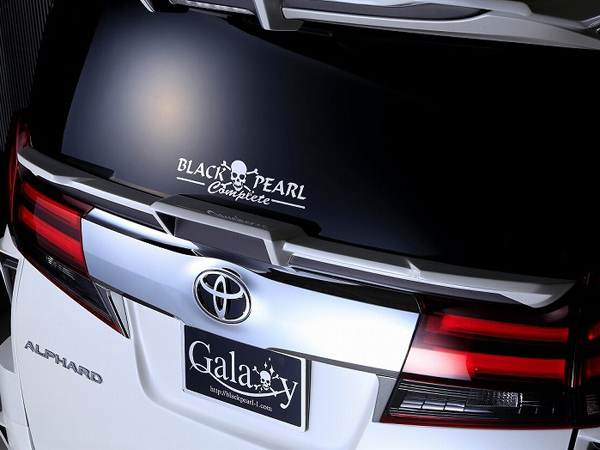 新品☆ブラックパールコンプリート GALAXY ヴェルファイア(AGH30W/35W・GGH30W/35W・AYH30W) 前期 リアゲートスポイラー(未塗装)