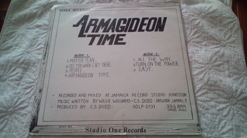 Williams - Time Armagideon Willie | WILLIAMS Willi WILLIE TIME