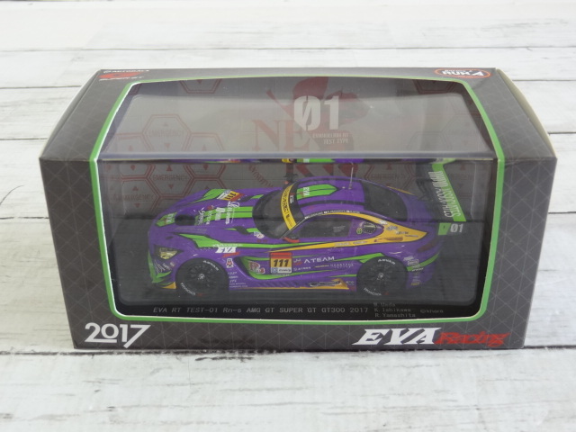 ミニカー】1/43 EBBRO EVA RT TEST TYPE-01 Rn-s AMG GT #111 エヴァRT