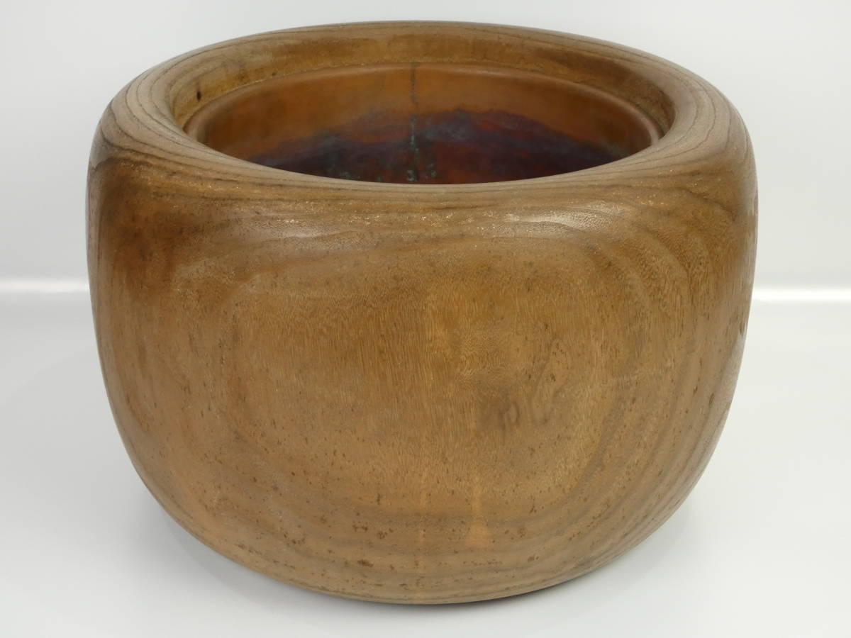 新作登場，お得 桐 火鉢 胴径41cm 共箱あり 骨董 古玩 古道具(木工、竹工芸)｜売買されたオークション情報、yahooの商品情報をアーカイブ公開 - オークファン 木工、竹工芸