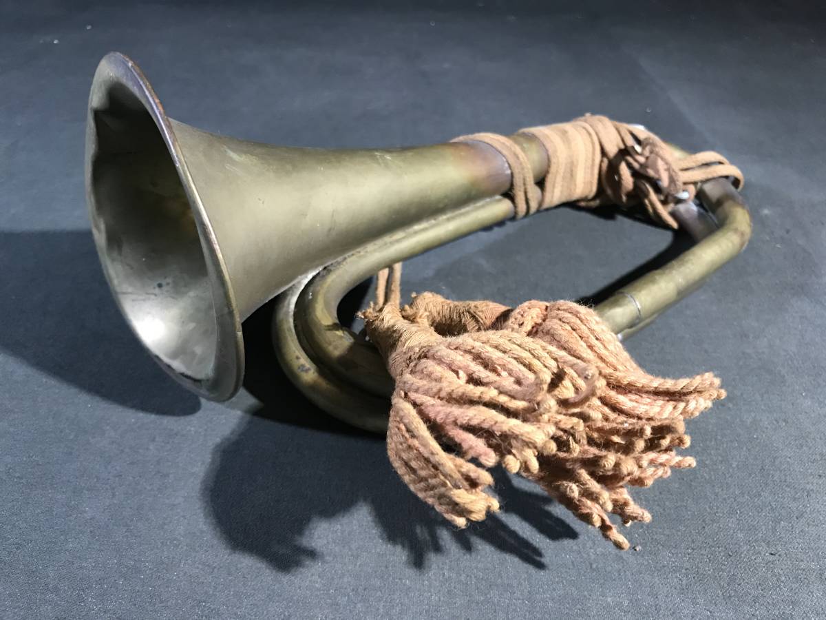 時代物 軍隊ラッパ 突撃ラッパ 陸軍 管楽器 旧日本軍 戦争 ミリタリー 
