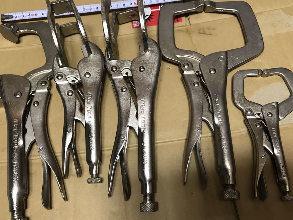 マックツール バイスグリップ プライヤ 90年代物 廃盤品 IRWIN MAC T25EL4 ホースクランププライヤー CLIC-R TOOLS（マック