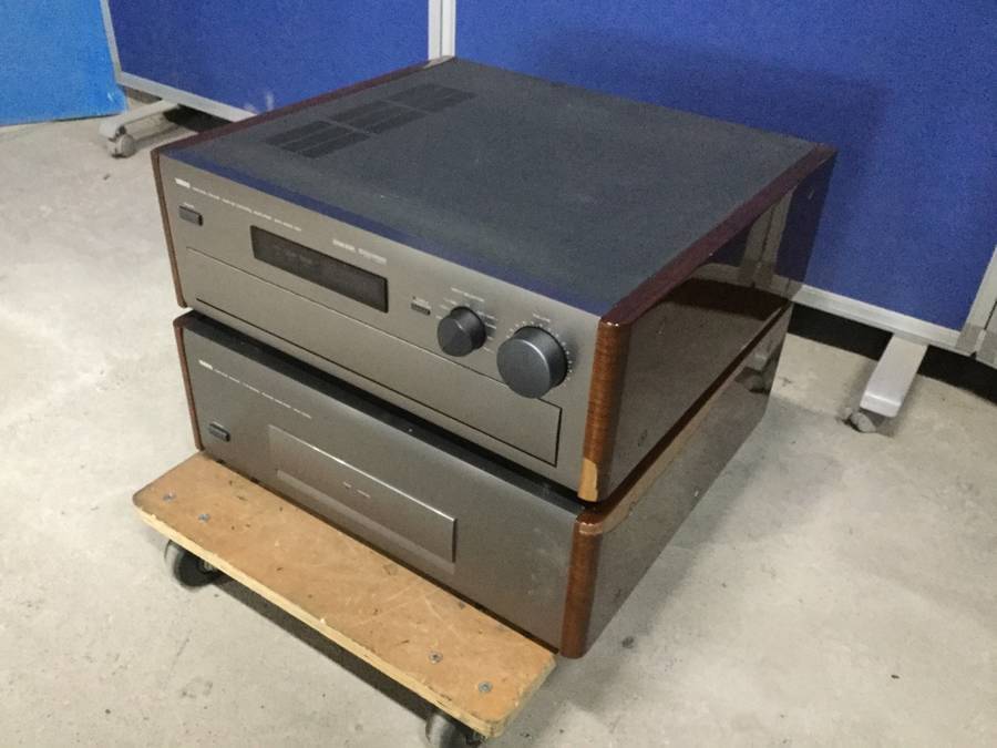【通電ok】パワーアンプ AVC-3000 DSP/AVM-3000 ヤマハ YAMAHA AVC-3000 DSP/AVM-3000 AVコントロールアンプ/パワーアンプ◇現状品