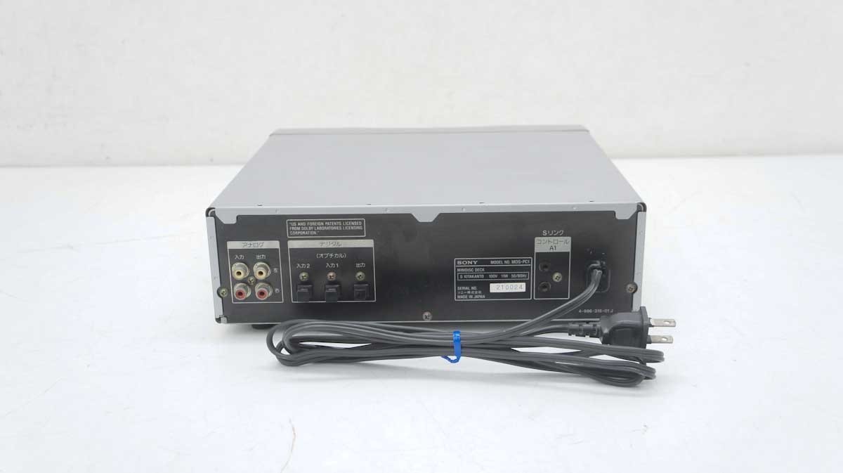 SONY MDS-PC1 MDデッキ MDレコーダー 【公式通販】