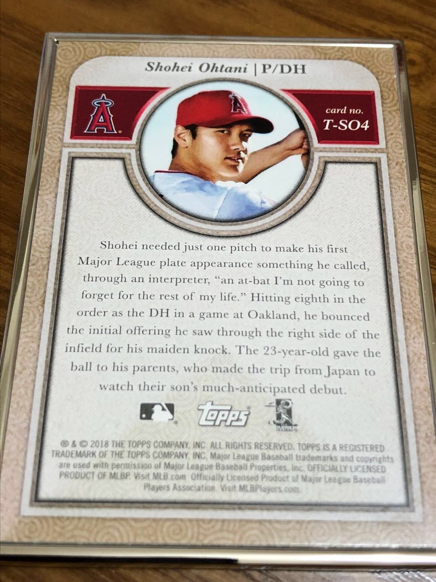 2018 TOPPS TRANSCENDENT/大谷翔平 T-SO4【46/50】