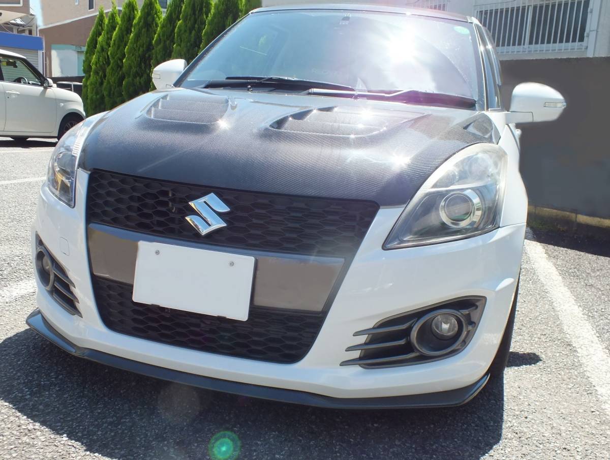 新品 スイフトスポーツ ZC32 カーボンリップスポイラー ⁄ フロント