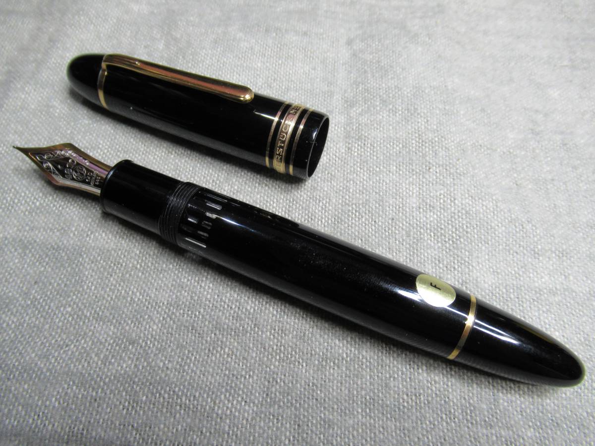 万年筆 モンブラン マイスターシュテュック 14C 0 F 中白 細字 