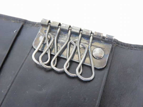 GUCCI グッチ 赤 6連エナメルキーケース ハート金具(ショップカード