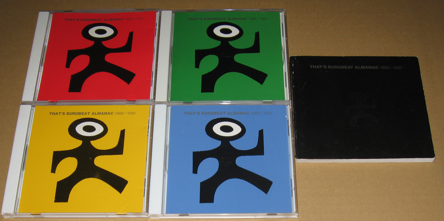 THAT'S EUROBEAT ALMANAC 1986-1991 ザッツ・ユーロビート年鑑 4枚組CD