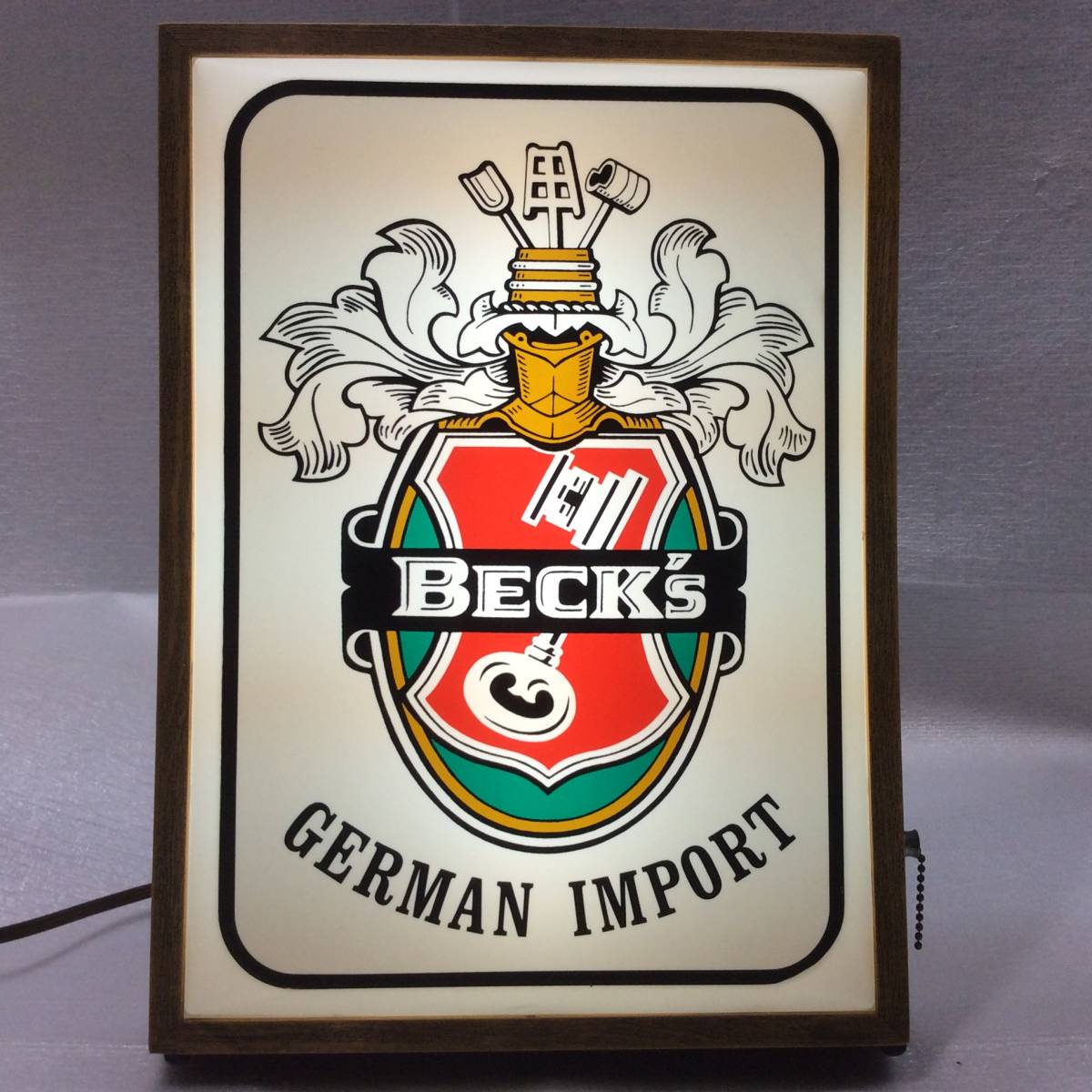 Beer Light up Sign ◇ BECK'S ◇ ビンテージ アンティーク Beer Light up Sign ◇ BECK'S ◇ ビンテージ アンティーク