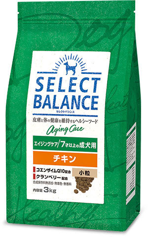 SELECT BALANCE エイジングケア ドライフード 3kg ラム 二袋 SELECT