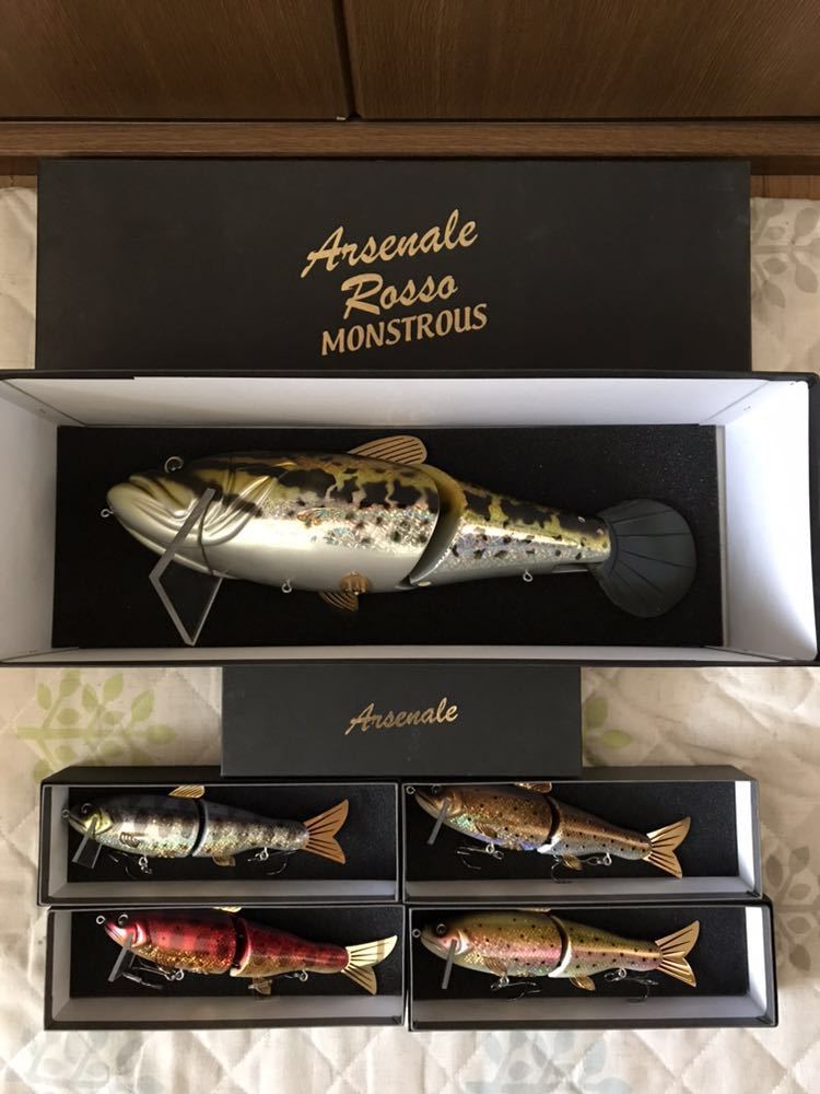 定番人気，2026 品 C.C.Baits Arsenale Rosso Monster &Arsenale Rosso 4個セット(ビッグベイト)｜売買されたオークション情報、yahooの商品情報をアーカイブ公開 - オークファン 淡水