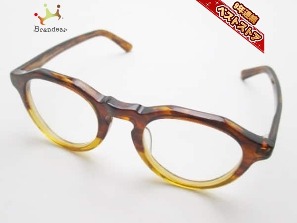 数量限定，定番 アヤメ Ayame メガネ プラスチック クリア&times;ブラウン&times;ライトブラウン BIOTOP spectacles サングラス(その他)｜売買されたオークション情報、yahooの商品情報をアーカイブ公開 - オークファン その他