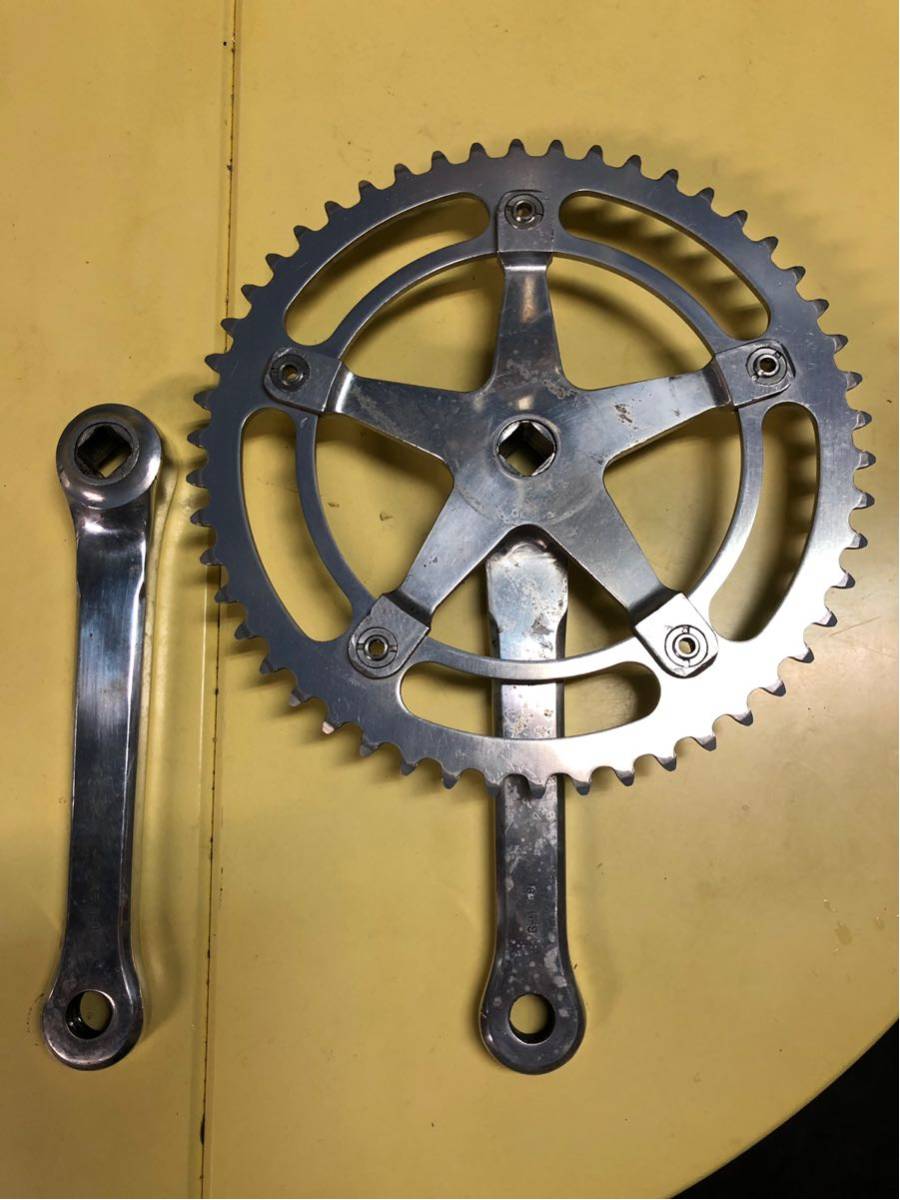 スギノ マイティーピスト クランク165 チェーンリング付き50T