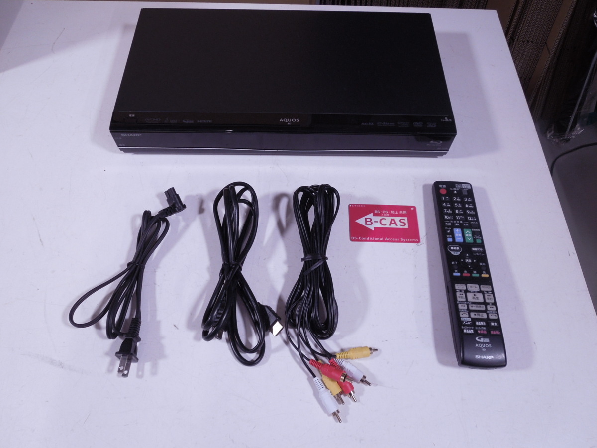 ブルーレイレコーダー シャープ AQUOS SHARP 500GB - | ニュース 
