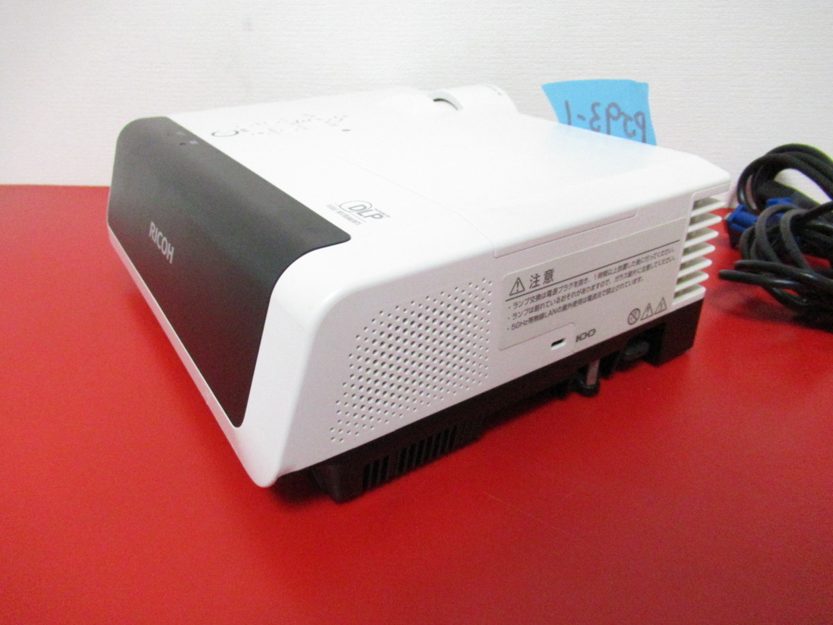 【美品】RICOH PJ WX3340 プロジェクター HDMI対応 リモコン付 PJ RICOH リコー プロジェクター WX3340N 付RICOH ケース - -ricoh