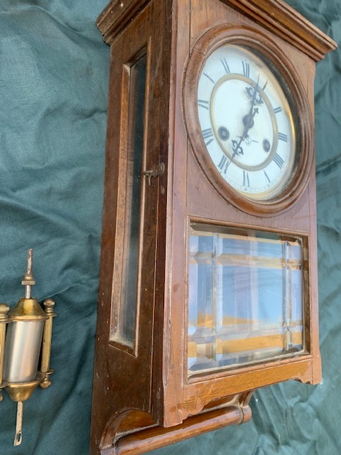 送料無料】精工舎 座敷時計 筋ガラス 難あり 精工舎 筋ガラス 座敷時計 -