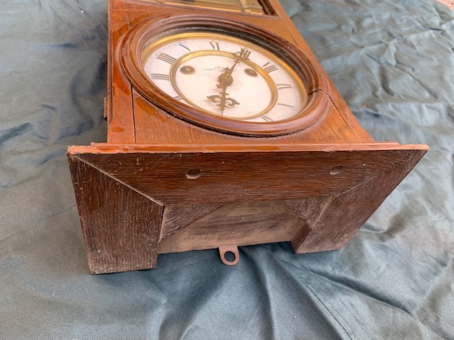 送料無料】精工舎 座敷時計 筋ガラス 難あり 精工舎 筋ガラス 座敷時計 -