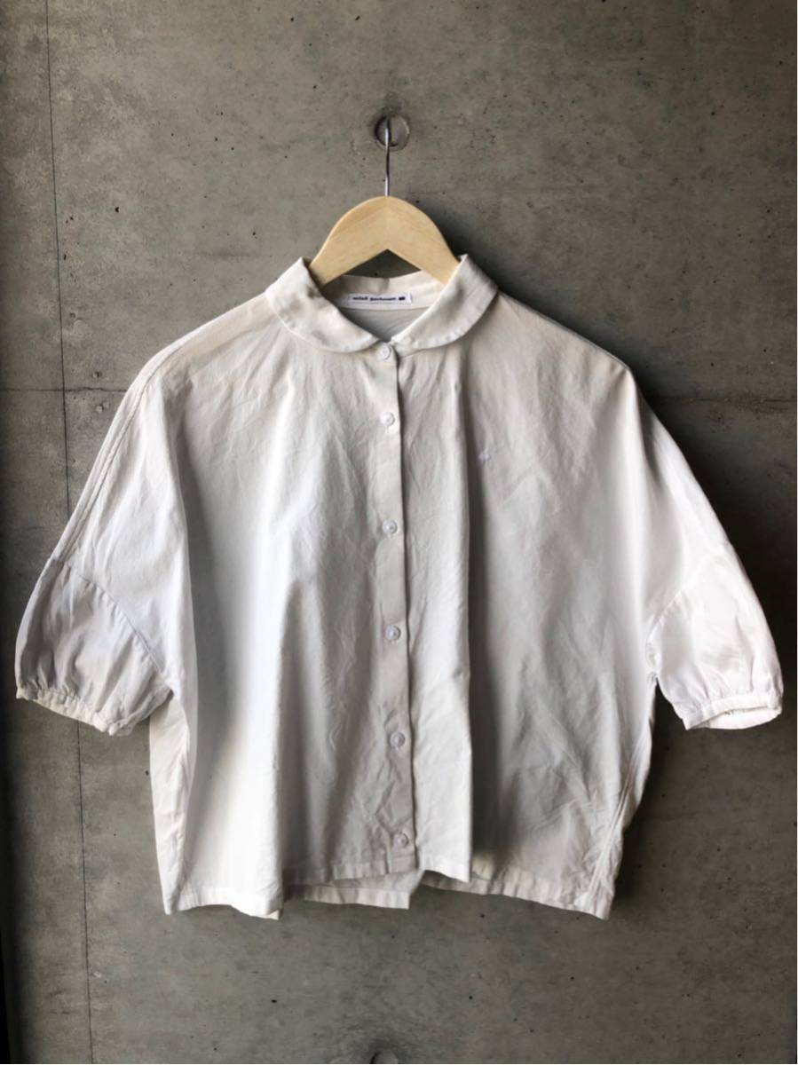 mina perhonen コットン丸襟ラグランブラウス perhonen tambourine ラグランスリーブブラウス 2025SS 定価41800円 金沢