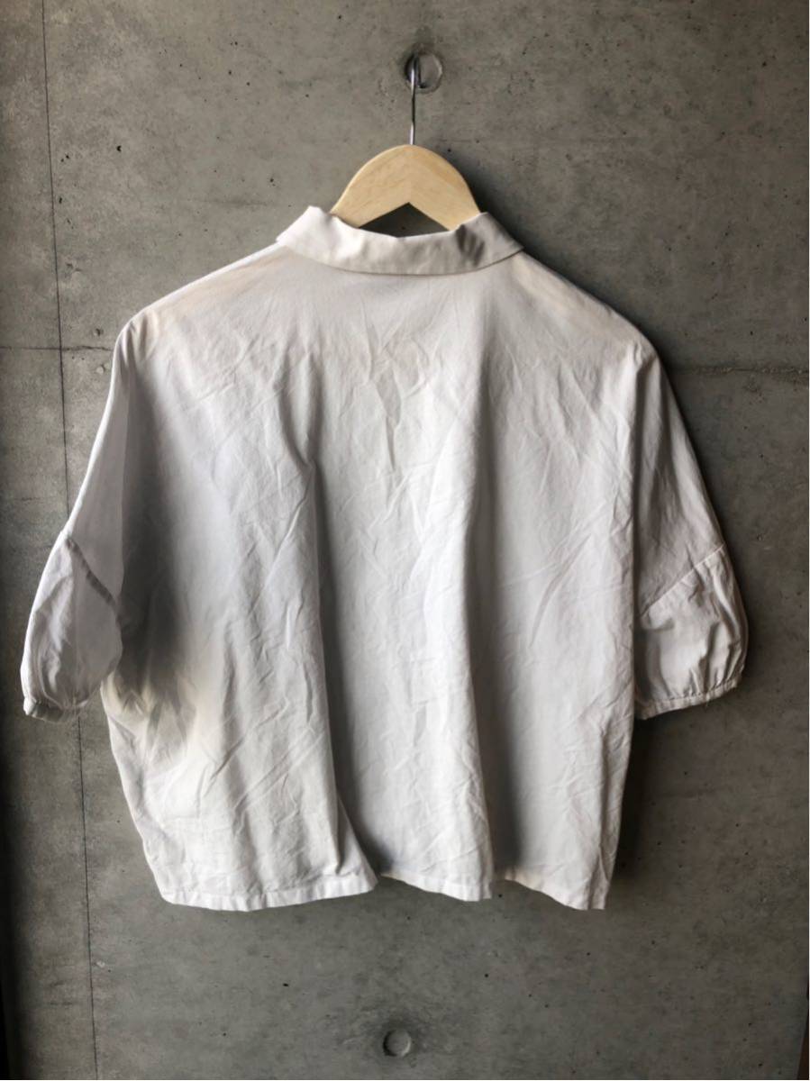 mina perhonen コットン丸襟ラグランブラウス perhonen tambourine ラグランスリーブブラウス 2025SS 定価41800円 金沢