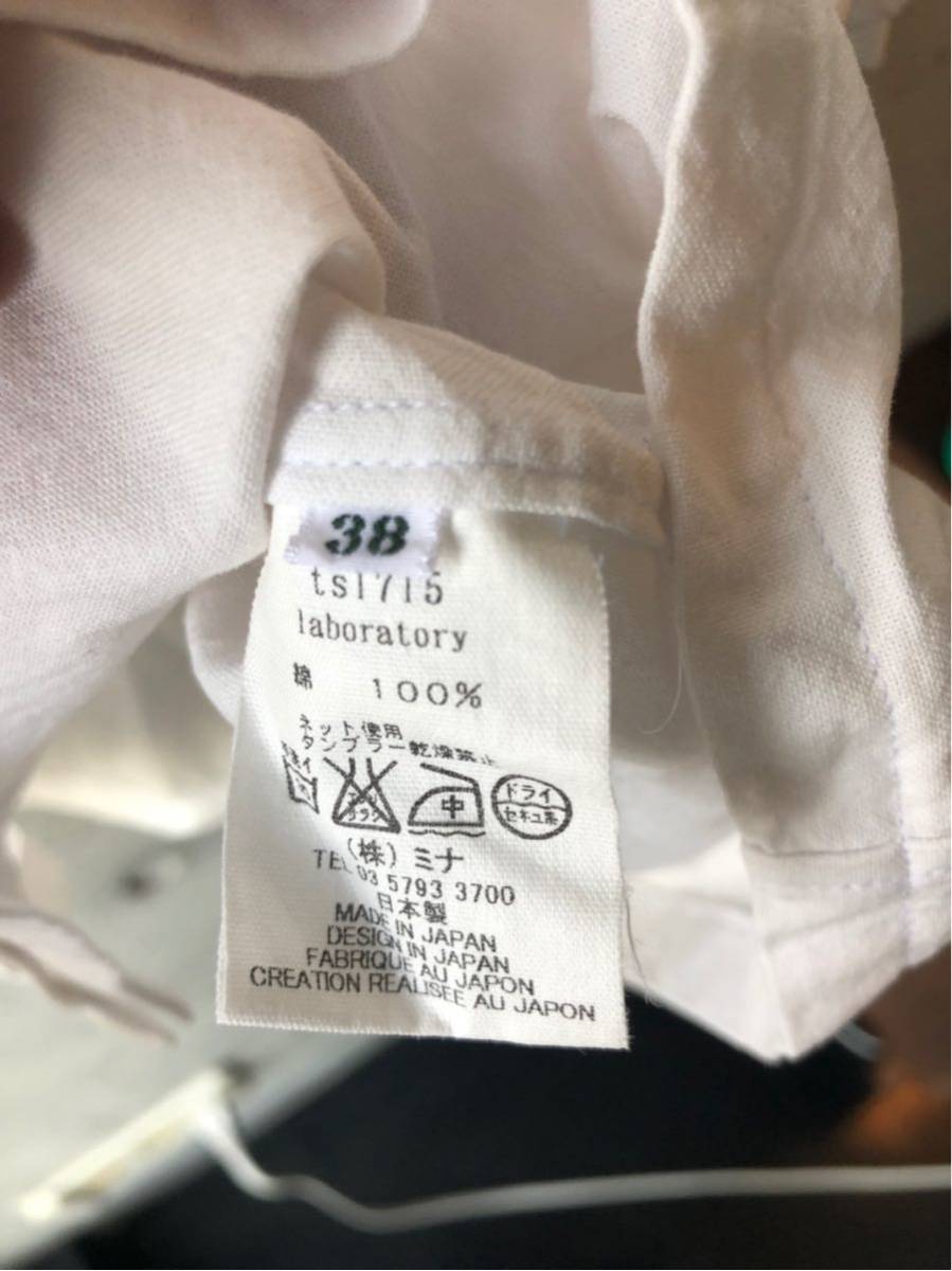 mina perhonen コットン丸襟ラグランブラウス perhonen tambourine ラグランスリーブブラウス 2025SS 定価41800円 金沢