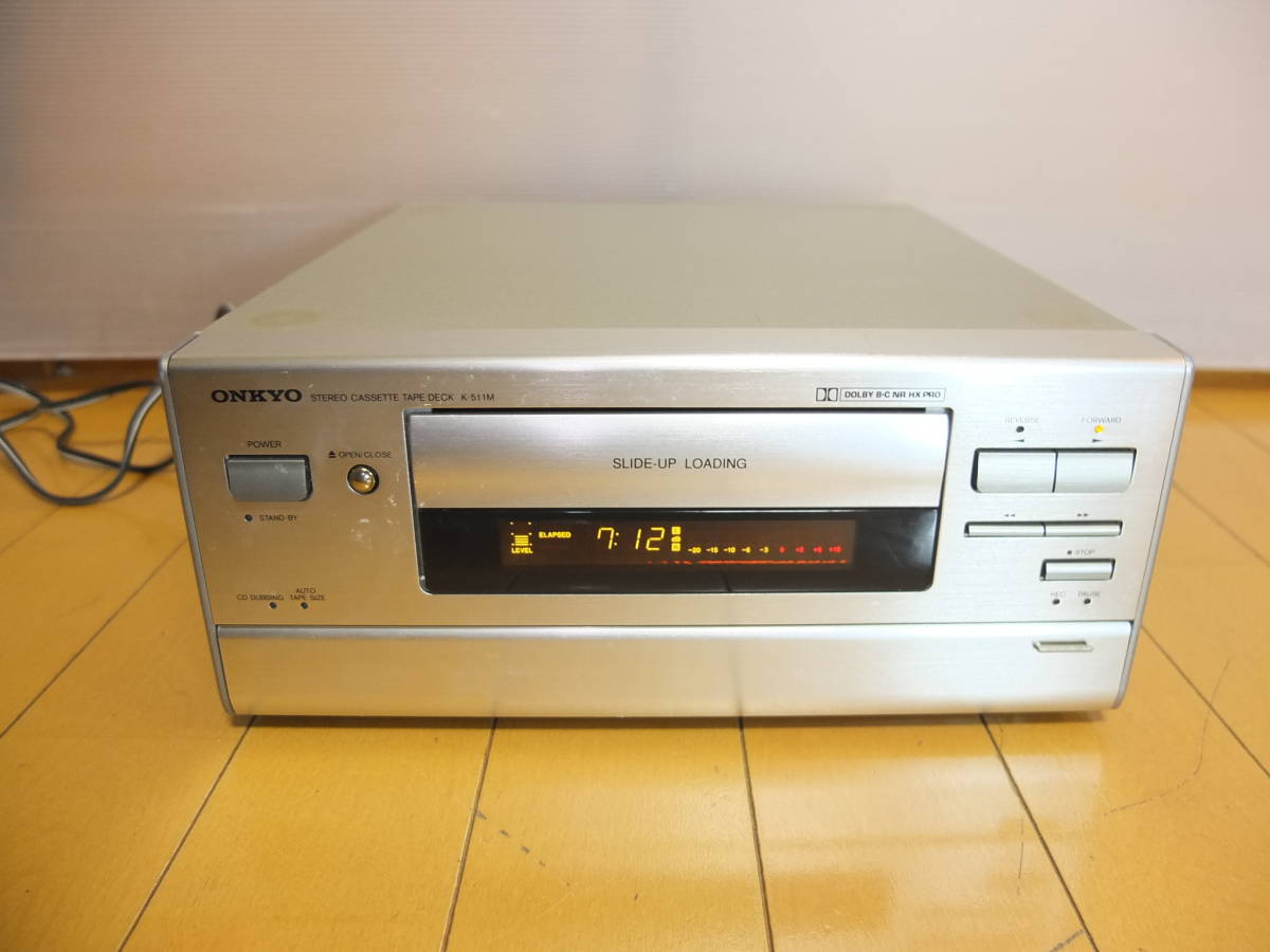 ONKYO カセットデッキ INTEC275 - オンキョー K-511M メルカリ K-W511M