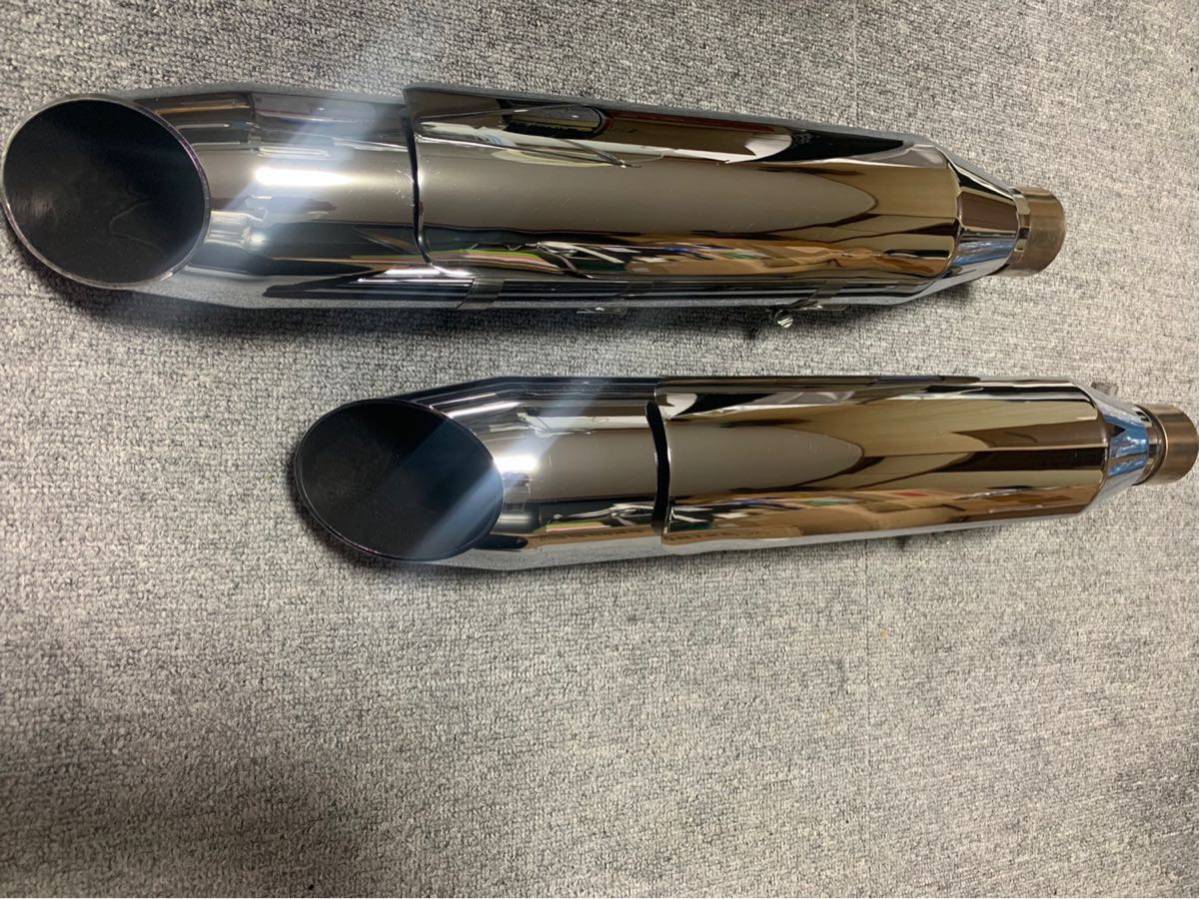 スポーツスター XL1200x 2014 北米マフラー パンチアウト加工 12mm 